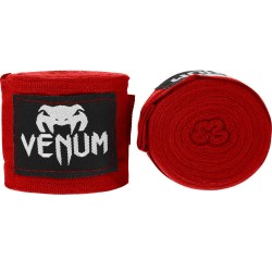 Боксерские бинты  VENUM KONTACT BOXING HANDWRAPS - 4M - RED