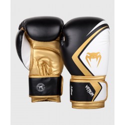 Боксерские перчатки VENUM BOXING GLOVES CONTENDER 2.0 - BLACK/WHITE-GOLD